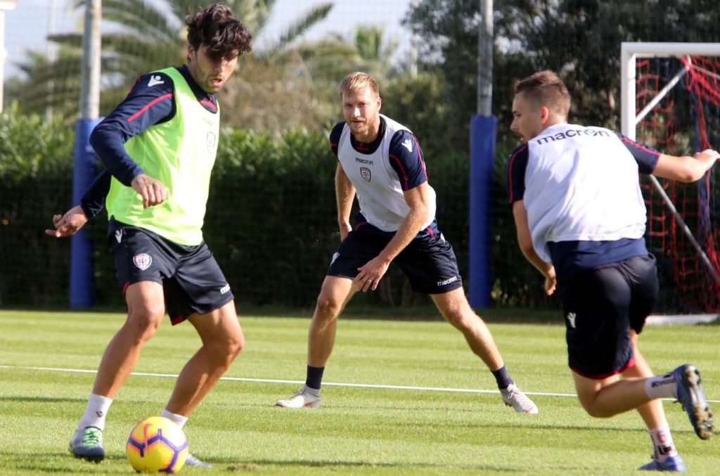 Allenamento Cagliari, Lucas Castro. Media Day