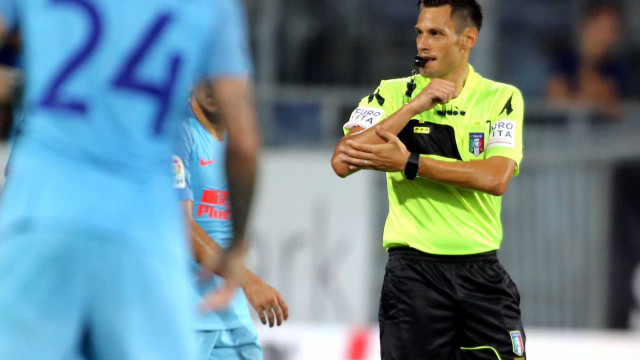 Cagliari 08 08 2018 Presso Sardegna Arena - Amichevole Cagliari vs Altetico Madrid
nella foto: l arbitro
SILPRESS/ENRICO LOCCI