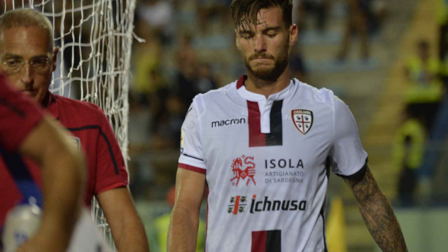 EMPOLI-CAGLIARI 19-08-2018 INFORTUNIO A LUCA CEPPITELLI. GALASSI SILVANO/SILPRESS