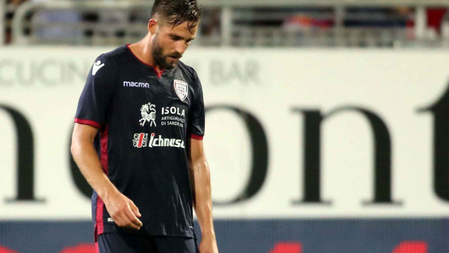 Cagliari 12 08 2018 Presso Sardegna Arena - Incontro di Coppa Italia Cagliari vs Palermo
nella foto: esultanza di leonardo pavoletti del cagliari
SILPRESS/ENRICO LOCCI