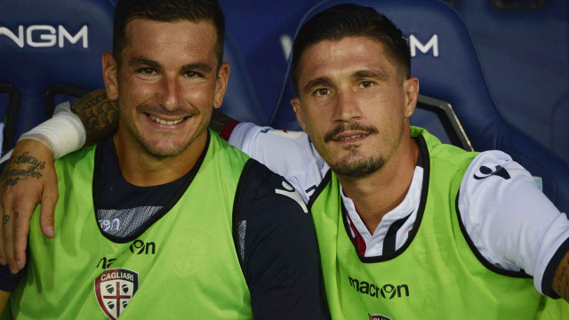 EMPOLI-CAGLIARI 19-08-2018 SIMONE PADOIN E FABIO PISACANE. GALASSI SILVANO/SILPRESS