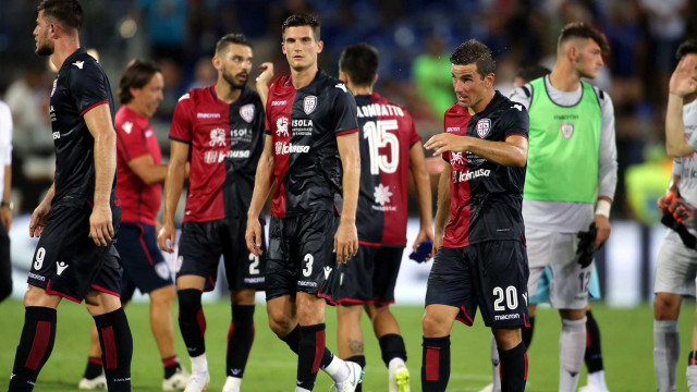 Cagliari 08 08 2018 Presso Sardegna Arena - Amichevole Cagliari vs Altetico Madrid
nella foto: giocatori a fine gara
SILPRESS/ENRICO LOCCI