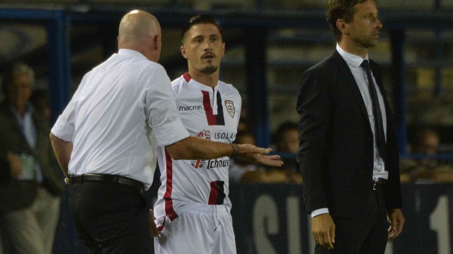EMPOLI-CAGLIARI 19-08-2018 MARAN E FABIO PISACANE. GALASSI SILVANO/SILPRESS