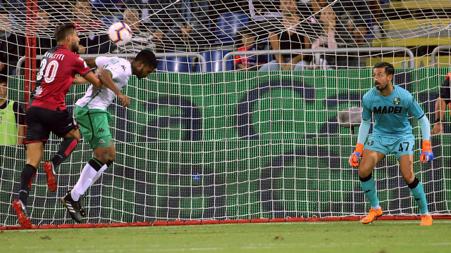 Cagliari 26 08 08 2018 Presso Stadio Sardegna Arena - Campionato serie A tim incontro Cagliari vs Sassuolo
nella foto: Leonardo Pavoletti
SILPRESS/ENRICO LOCCI