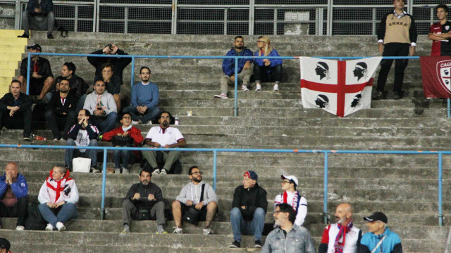 Tifosi del Cagliari in trasferta a bg
Bergamo 02-09-2018 Stadio Azzurri D'Italia Football Calcio 3 giornata di campionato Serie A 2018/2019 Atalanta - Cagliari
Foto Alberto Mariani - Silpress