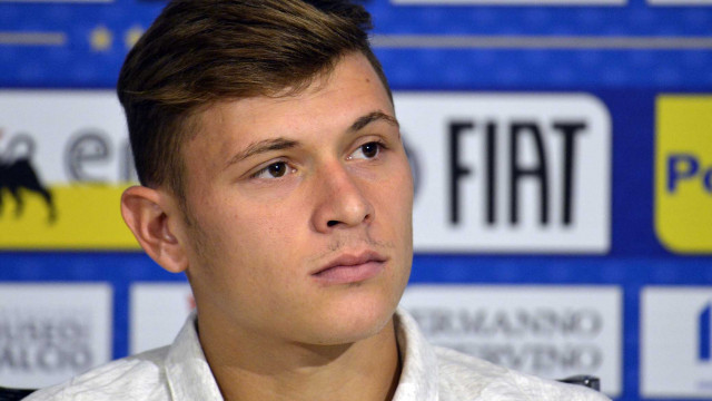 COVERCIANO 04-09-2018 RITIRO DELLA NAZIONALE. NICOLO' BARELLA IN CONFERENZA STAMPA. GALASSI SILVANO/SILPRESS