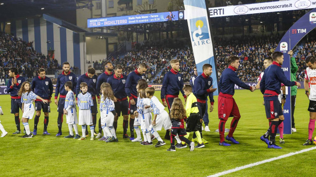FERRARA - ITALY, 10-11-18 - 12° GIORNATA DI CAMPIONATO SERIE A TIM - STADIO PAOLO MAZZA : SPAL VS CAGLIARI, NELLA FOTO: FORMAZIONE CAGLIARI