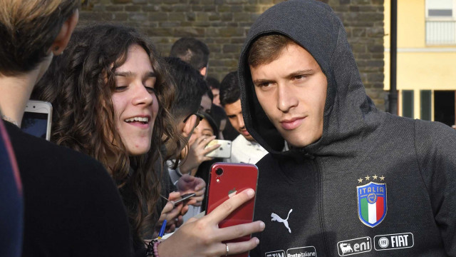 COVERCIANO RITIRO DELLA NAZIONALE 12-11-2018. NICOLO BARELLA. GALASSI SILVANO/SILPRESS