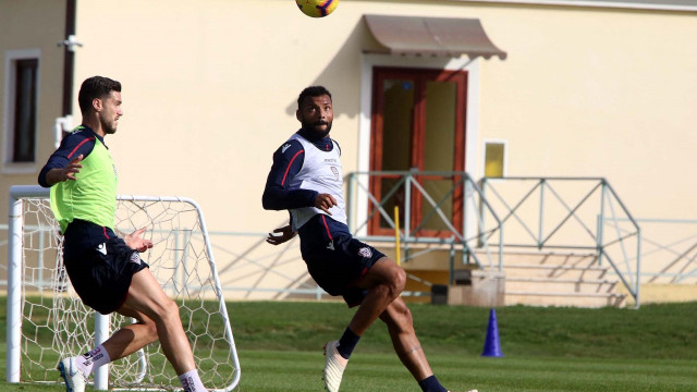 Allenamento Cagliari, Joao Pedro. Media Day