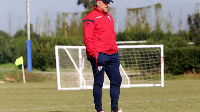 Allenamento Cagliari, Maran. Media Day