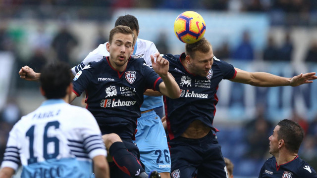 LAZIO-CAGLIARI 22-12-2018 FILIP BRADARIC E RAGNAR KLAVAN. MARCO IORIO/SILPRESS