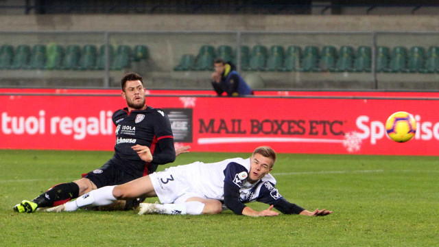 ALBERTO CERRI GOAL 1-0
Verona 05 /12 /, 2018- TIM Cup 2018-19,
Chievo / Cagliari ph Alberto Mariani / SILPRESS