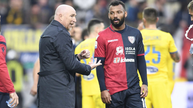 FROSINONE-CAGLIARI 02-12-2018 MARAN ROLANDO E JOAO PEDRO. SILPRESS