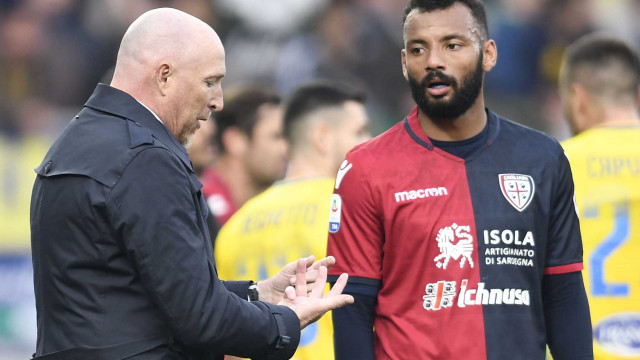 FROSINONE-CAGLIARI 02-12-2018 MARAN ROLANDO E JOAO PEDRO. SILPRESS