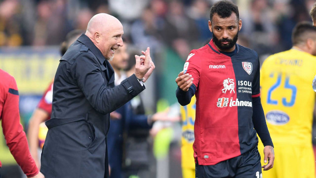 FROSINONE-CAGLIARI 02-12-2018 MARAN ROLANDO E JOAO PEDRO. SILPRESS