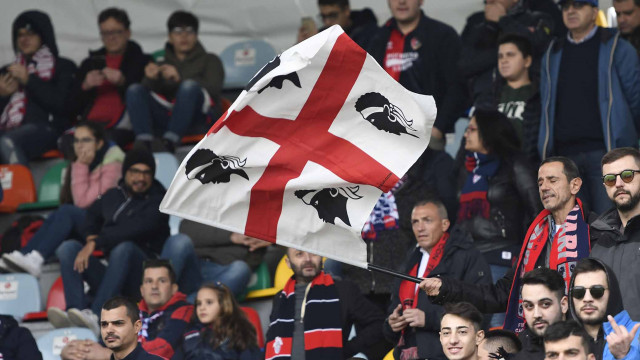 FROSINONE-CAGLIARI 02-12-2018 TIFOSI. SILPRESS