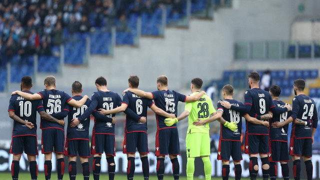 LAZIO-CAGLIARI 22-12-2018 MINUTO DI SILENZIO PER PULICI. MARCO IORIO/SILPRESS