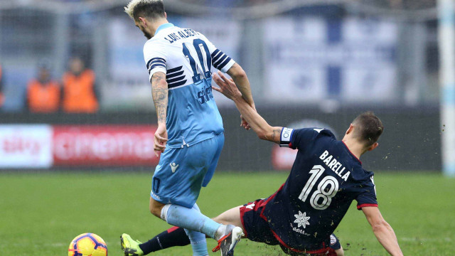 LAZIO-CAGLIARI 22-12-2018 LUIS ALBERTO E NICOLO BARELLA. MARCO IORIO/SILPRESS