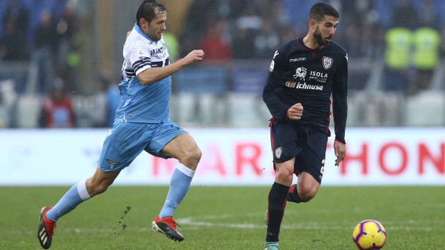 LAZIO-CAGLIARI 22-12-2018 LULIC E NICOLO BARELLA. MARCO IORIO/SILPRESS