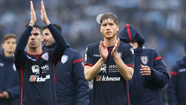 LAZIO-CAGLIARI 22-12-2018 SALUTI A FINE PARTITA. MARCO IORIO/SILPRESS