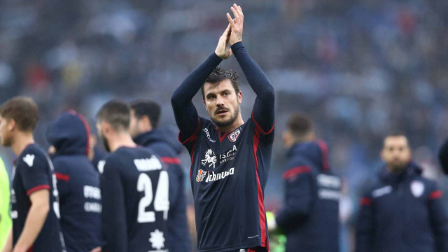 LAZIO-CAGLIARI 22-12-2018 SALUTI AI TIFOSI DEL CAGLIARI MARCO IORIO/SILPRESS