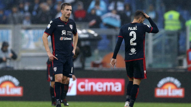 LAZIO-CAGLIARI 22-12-2018 DELUSIONE DI PAJAC E FILIP BRADARIC. MARCO IORIO/SILPRESS