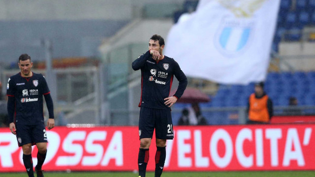 LAZIO-CAGLIARI 22-12-2018 DELUSIONE DI ARTUR IONITA E SIMONE PADOIN . MARCO IORIO/SILPRESS