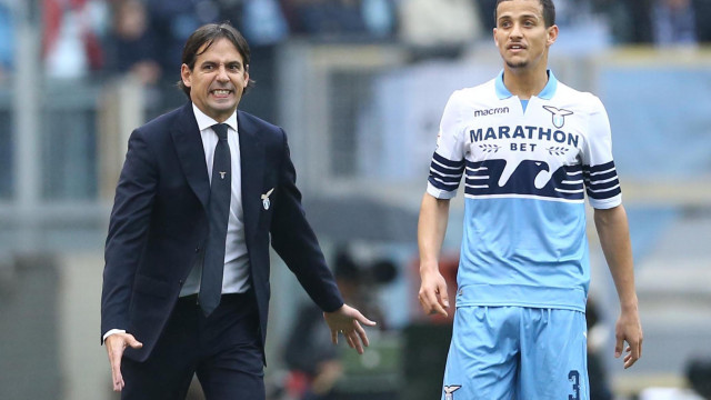 LAZIO-CAGLIARI 22-12-2018 SIMONE INZAGHI E FELIPE LUIZ. MARCO IORIO/SILPRESS