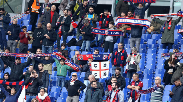 LAZIO-CAGLIARI 22-12-2018 TIFOSI DEL CAGLIARI. MARCO IORIO/SILPRESS
