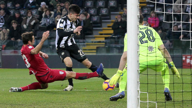 29-12-2018. UDINESE-CAGLIARI.SRNA, PUSSETTO E CRAGNO IN AZIONE.SILPRESS
