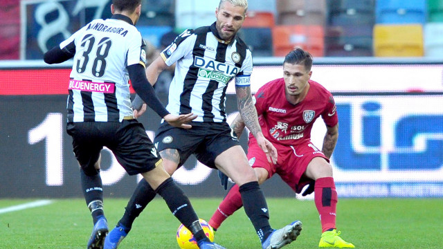 29-12-2018. UDINESE-CAGLIARI.BEHRAMI E PISACANE IN AZIONE.SILPRESS