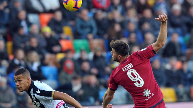 29-12-2018. UDINESE-CAGLIARI. CERRI IN AZIONE.SILPRESS