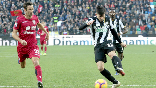 29-12-2018. UDINESE-CAGLIARI.PUSSETTO E SRNA IN AZIONE.SILPRESS