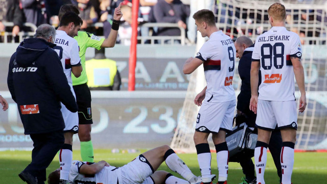 Cagliari 24 12 08 2018 Presso Stadio Sardegna Arena - Campionato serie A tim incontro Cagliari vs Genoa
nella foto: romulo del genoa
SILPRESS/ENRICO LOCCI