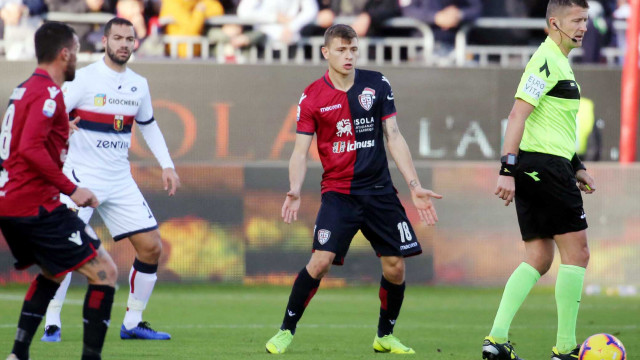 Cagliari 24 12 08 2018 Presso Stadio Sardegna Arena - Campionato serie A tim incontro Cagliari vs Genoa
nella foto: Nicolò Barella
SILPRESS/ENRICO LOCCI