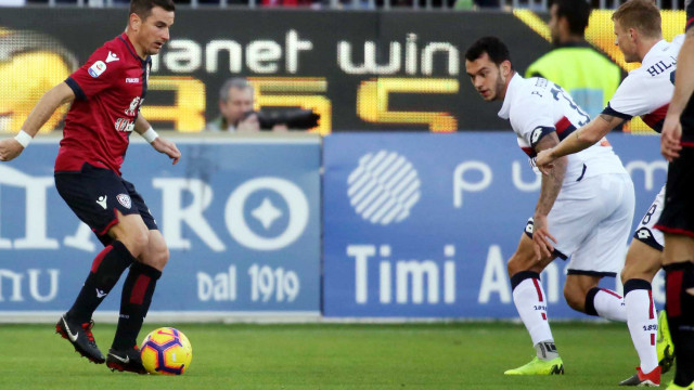Cagliari 24 12 08 2018 Presso Stadio Sardegna Arena - Campionato serie A tim incontro Cagliari vs Genoa
nella foto: Simone Padoin
SILPRESS/ENRICO LOCCI