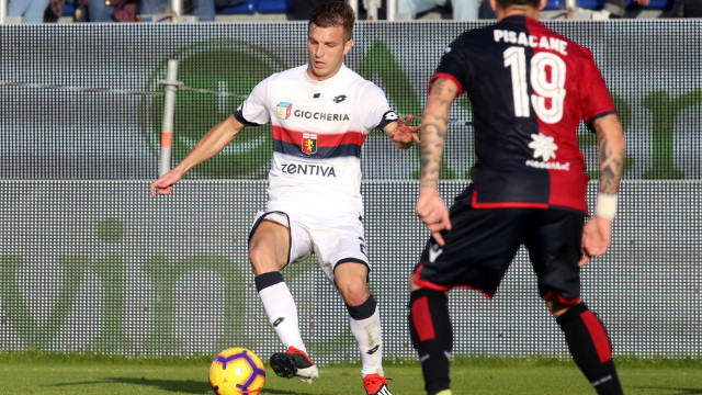 Cagliari 24 12 08 2018 Presso Stadio Sardegna Arena - Campionato serie A tim incontro Cagliari vs Genoa
nella foto: Nicolas Spolli
SILPRESS/ENRICO LOCCI