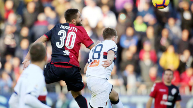 Cagliari 24 12 08 2018 Presso Stadio Sardegna Arena - Campionato serie A tim incontro Cagliari vs Genoa
nella foto: Leonardo Pavoletti
SILPRESS/ENRICO LOCCI