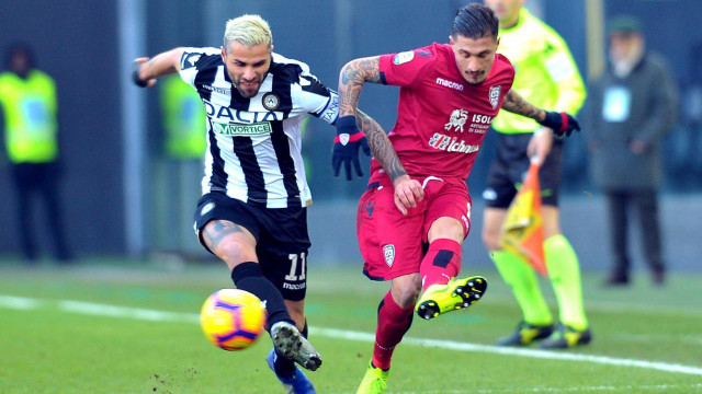 29-12-2018. UDINESE-CAGLIARI.BEHRAMI E PISACANE IN AZIONE.SILPRESS