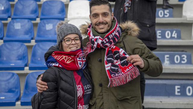 REGGIO EMILIA, ITALIA, 26-01-19 - 21° GIORNATA DI CAMPIONATO SERIE A TIM - MAPEI STADIUM, SASSUOLO VS CAGLIARI,BY CASTALDI, NELLA FOTO: TIFOSI DEL CAGLIARI