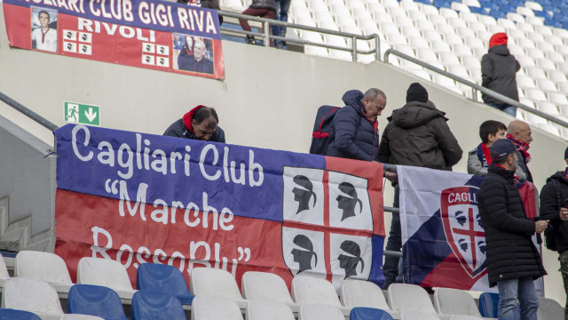 REGGIO EMILIA, ITALIA, 26-01-19 - 21° GIORNATA DI CAMPIONATO SERIE A TIM - MAPEI STADIUM, SASSUOLO VS CAGLIARI,BY CASTALDI, NELLA FOTO:TIFOSI DEL CAGLIARI