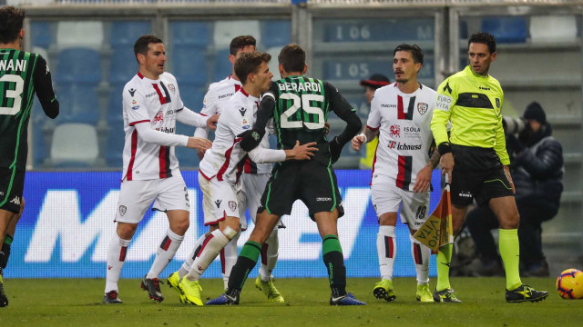 REGGIO EMILIA, ITALIA, 26-01-19 - 21° GIORNATA DI CAMPIONATO SERIE A TIM - MAPEI STADIUN, SASSUOLO VS CAGLIARI,BY CASTALDI, NELLA FOTO: