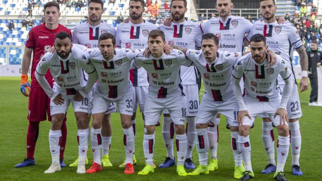 REGGIO EMILIA, ITALIA, 26-01-19 - 21° GIORNATA DI CAMPIONATO SERIE A TIM - MAPEI STADIUN, SASSUOLO VS CAGLIARI,BY CASTALDI, NELLA FOTO: FORMAZIONE CAGLIARI