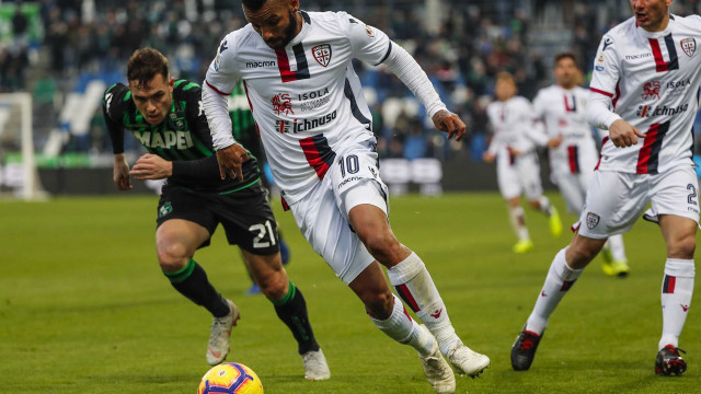 REGGIO EMILIA, ITALIA, 26-01-19 - 21° GIORNATA DI CAMPIONATO SERIE A TIM - MAPEI STADIUN, SASSUOLO VS CAGLIARI,BY CASTALDI, NELLA FOTO: JOAO PEDRO