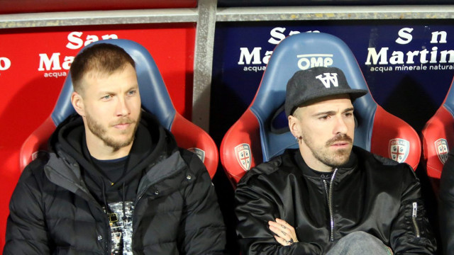 Cagliari 04 02 2019 Presso Stadio Sardegna Arena - Campionato serie A tim incontro Cagliari vs Atalanta
nella foto:Ragnar Klavan , fabrizio cacciatore e alberto cerri
SILPRESS/ENRICO LOCCI Klavan Cacciatore