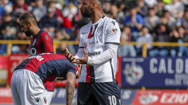 BOLOGNA ITALIA, 10-03-19 - 27° GIORNATA DI CAMPIONATO SERIE A TIM - STADIO RENATO DALL'ARA, BOLOGNA VS CAGLIARI, BY CASTALDI / SILPRESS NELLA FOTO: JOAO PEDRO SI DISPERA DOPO IL TIRO PARATAATO