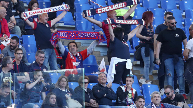 ROMA-CAGLIARI 27-04-2019 TIFOSI DEL CAGLIARI. MATTEO CIAMBELLI/SILPRESS