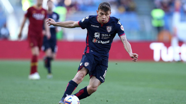 ROMA-CAGLIARI 27-04-2019 NICOLO' BARELLA. MATTEO CIAMBELLI/SILPRESS
