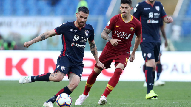 ROMA-CAGLIARI 27-04-2019 LUCA CIGARINI. MATTEO CIAMBELLI/SILPRESS