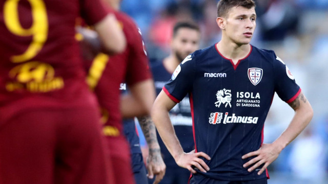 ROMA-CAGLIARI 27-04-2019 DELUSIONE DI NICOLO' BARELLA. MATTEO CIAMBELLI/SILPRESS